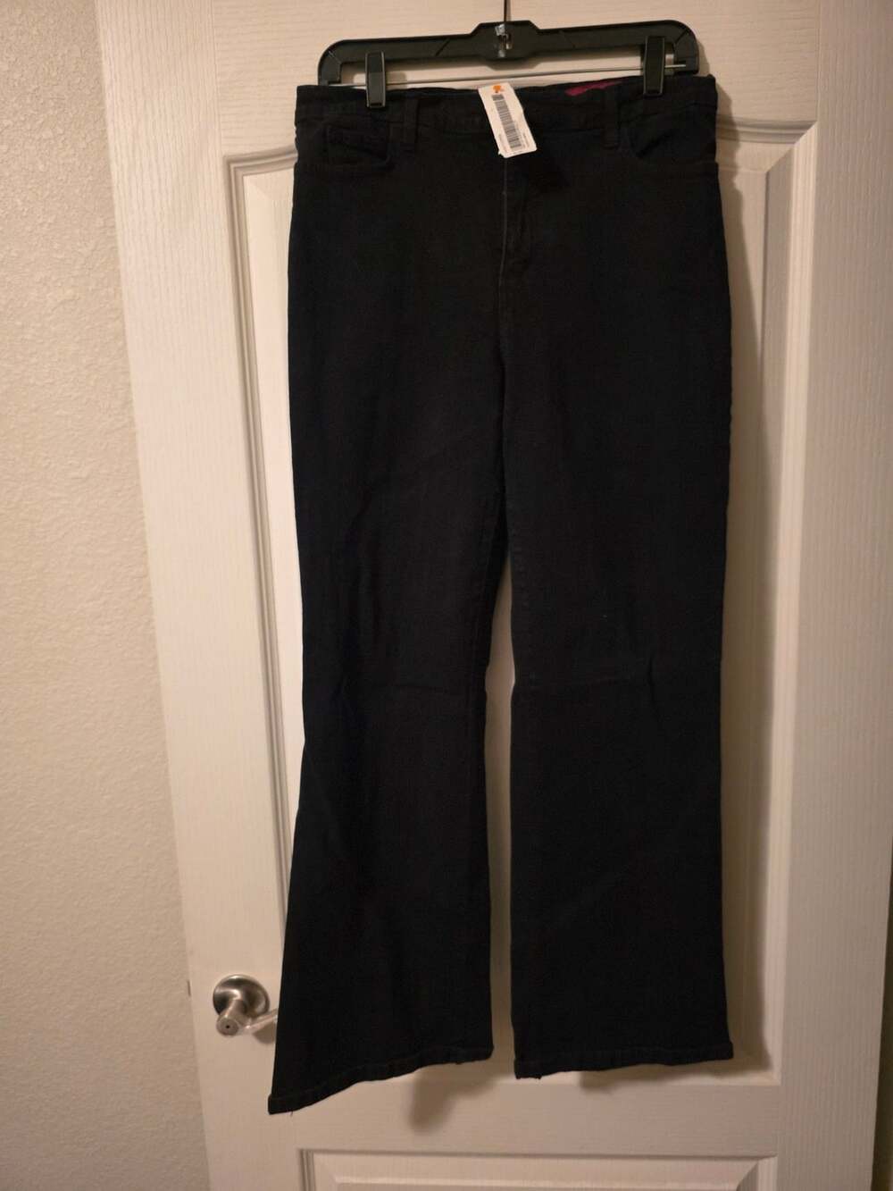 NWT NYDJ Not Your Daughter's Jeans Black P400b Style Size 12p
